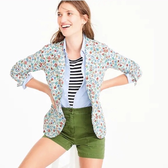 J. Crew Jackets & Blazers - J. Crew Liberty Art Campbell Floral Blazer Size 0